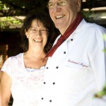 Ferdinand Bogner und Hanne, die Seelen des Gasthauses Zum Goldenen Anker in Segnitz.