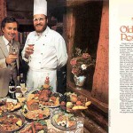 Die ersten beiden Seiten dieses Artikels von 1980 aus dem Bordmagazin einer kanadischen Fluggesellschaft klebte ich mir nach meiner Rückkehr aus Kanada in mein Fotoalbum: Mike McLaughlin und Ferdinand Bogner im Old House Restaurant in Courtenay auf der Vancouverinsel in Britisch-Kolumbien.