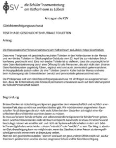 "Binäres Denken ist rückschrittig und ignorant gegenüber dem wissenschaftlich und rechtlich anerkannten Fakt, dass es nicht nur zwei Geschlechter gibt." 